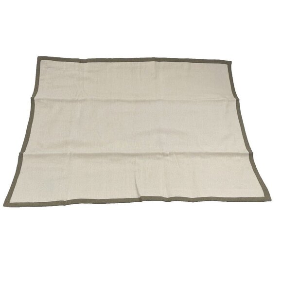 RALPH LAUREN Yorkshire Rose CREAM Standard Pillow SHAM LINEN NIP Set of 2 FLAW - Picture 2 of 12